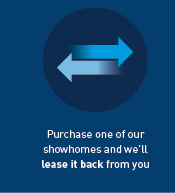 Purchase one of our showhomes and well 
lease it back from you